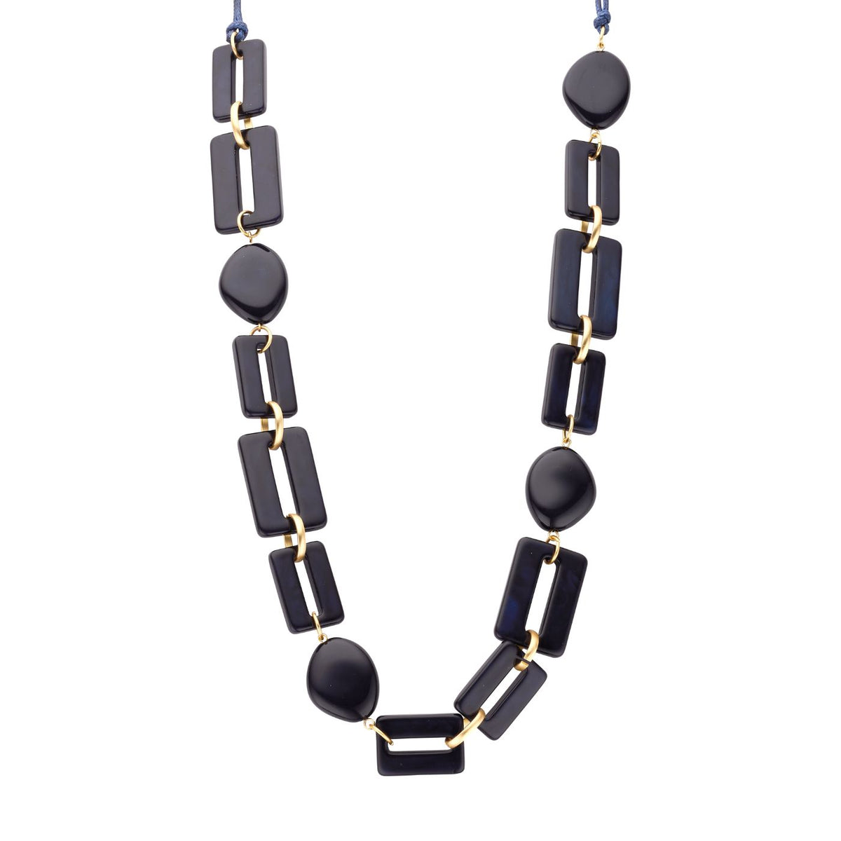 Collier - Kamila Halsketting Donkerblauw