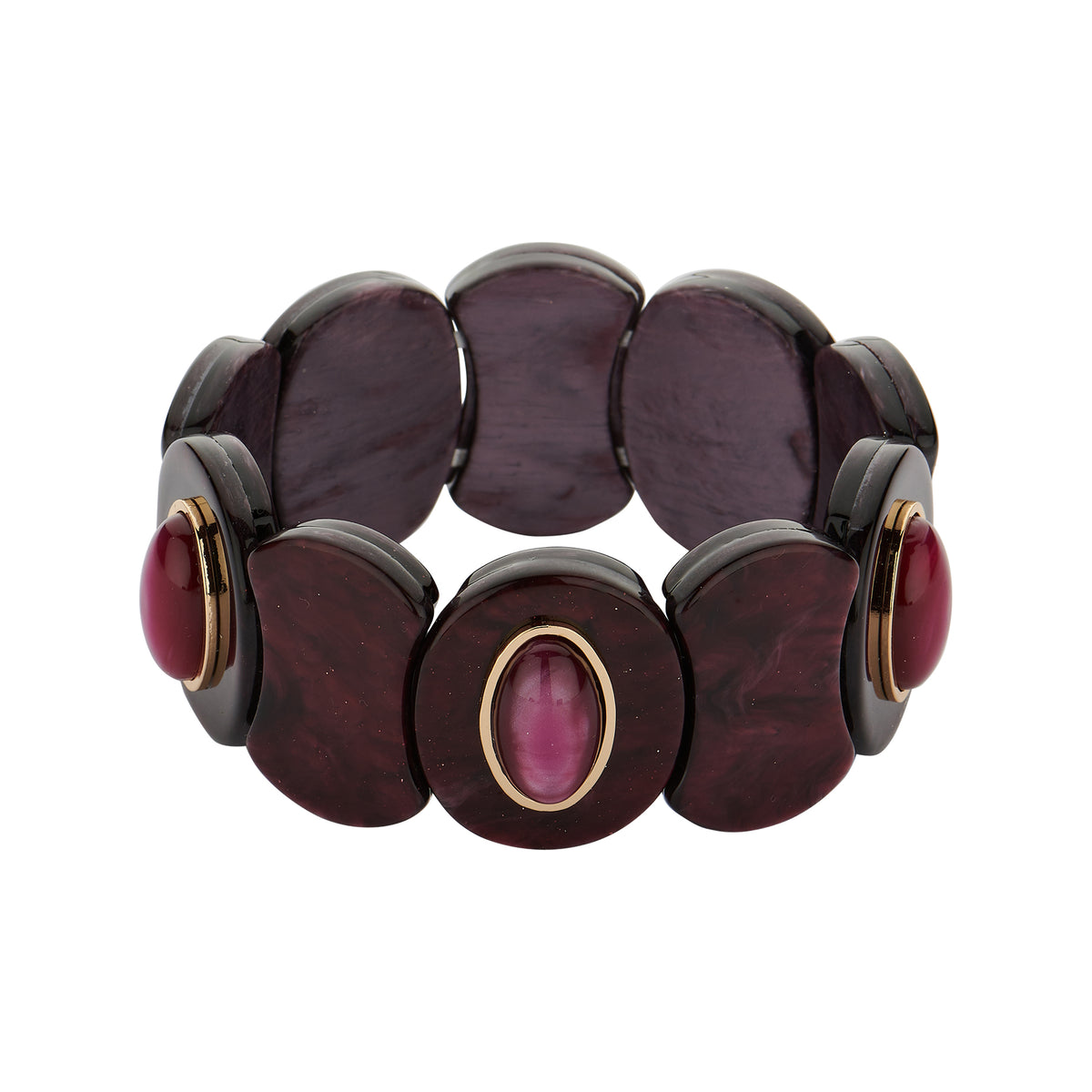 Armband - Karla Aubergine