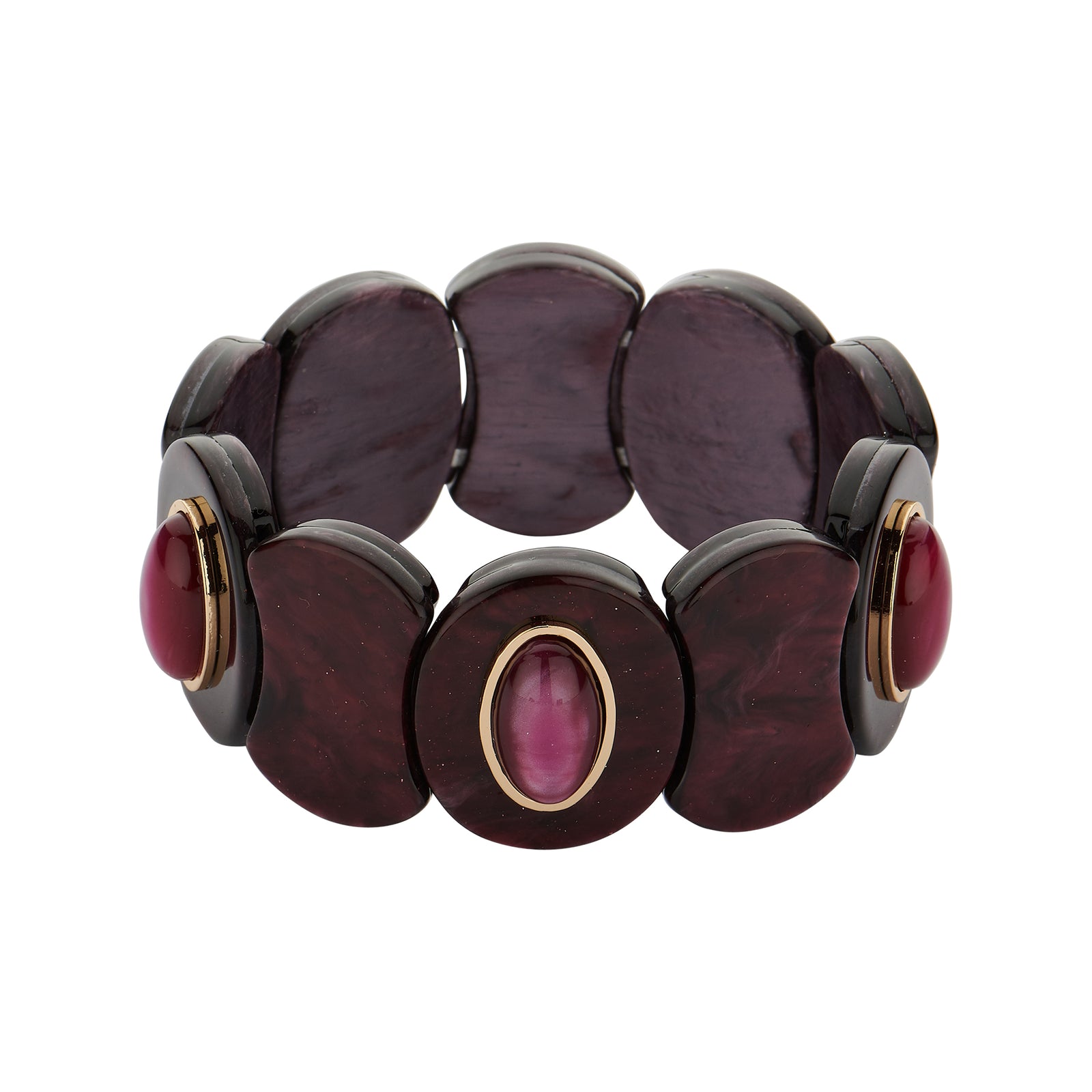 Armband - Karla Aubergine
