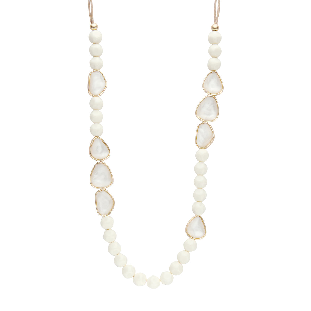 Halsketting - Kerano Ecru