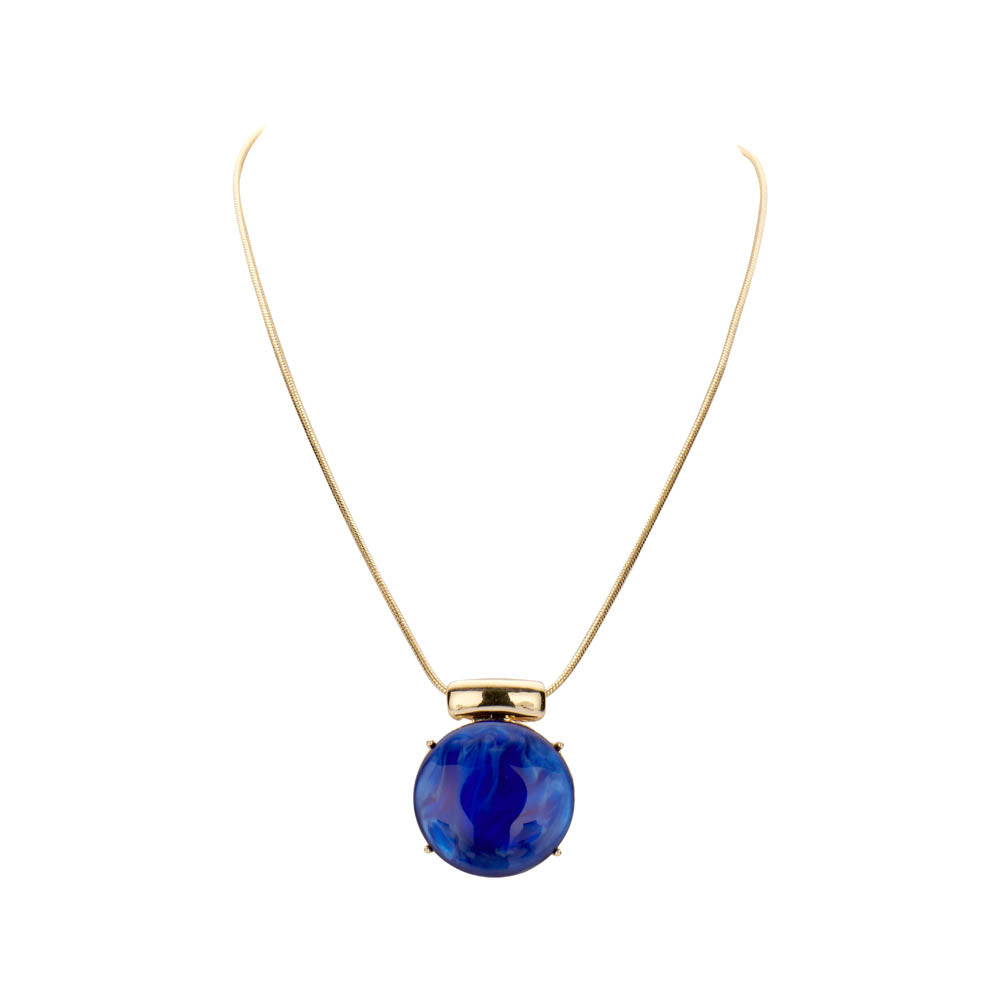 Collier - Kindi Bleu Foncé