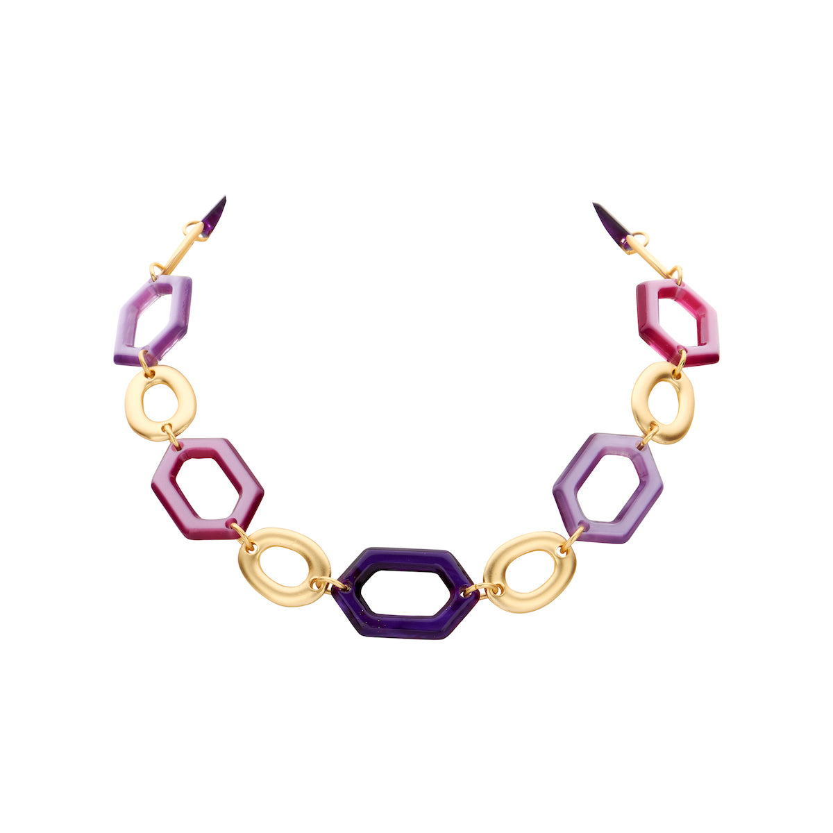 Halsketting - Kit Paars