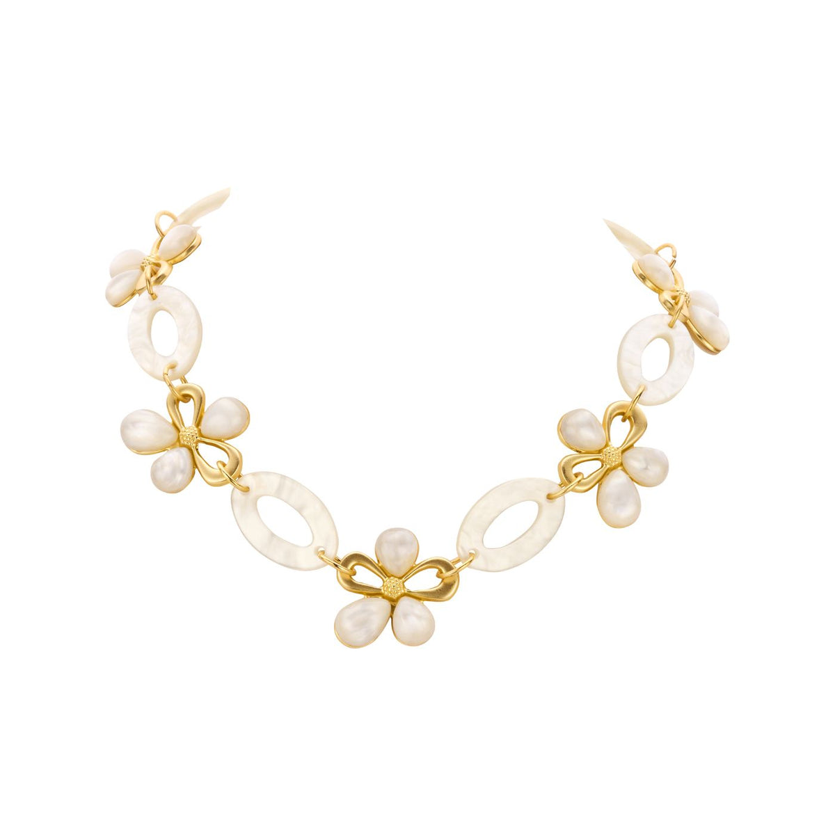 Collier - Klaas Halsketting Ecru