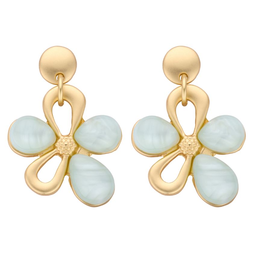 Boucles D'Oreilles - Klaas Oorbellen Watergroen