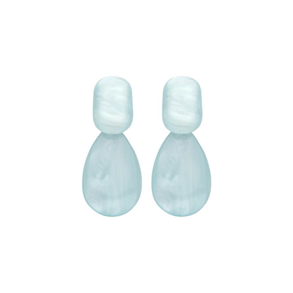 Boucles D'Oreilles - Kob27 Vert Eau