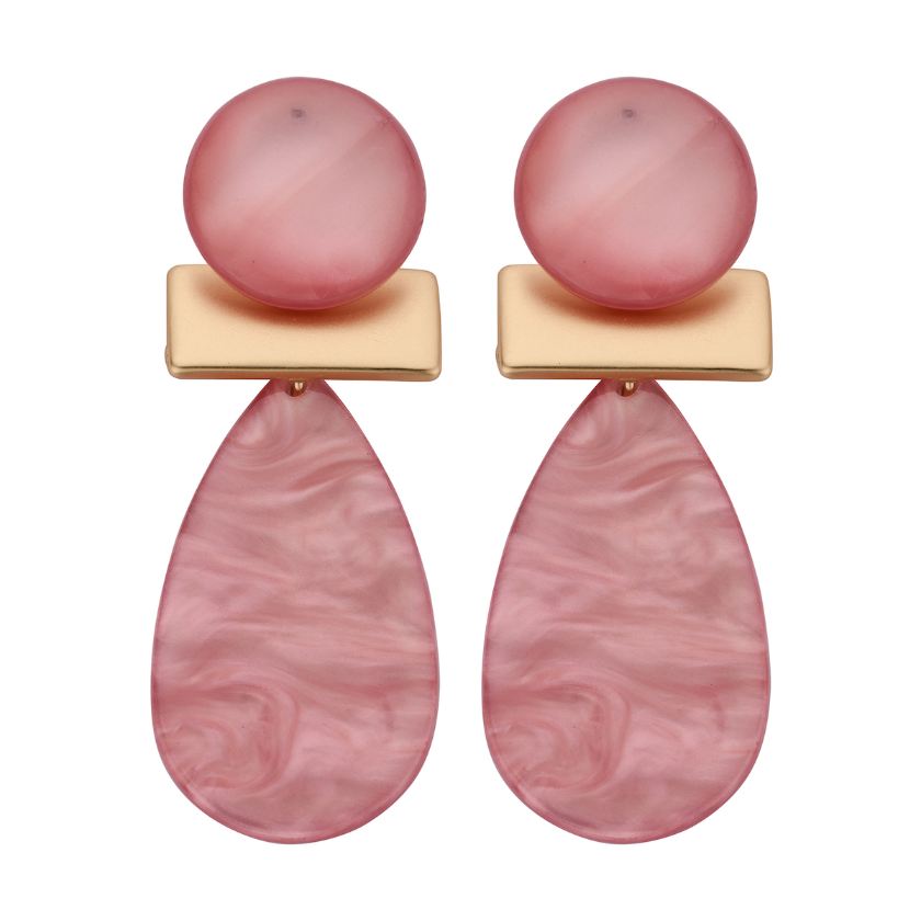 Oorbellen - Kob32 Oorbellen Vieux Rose