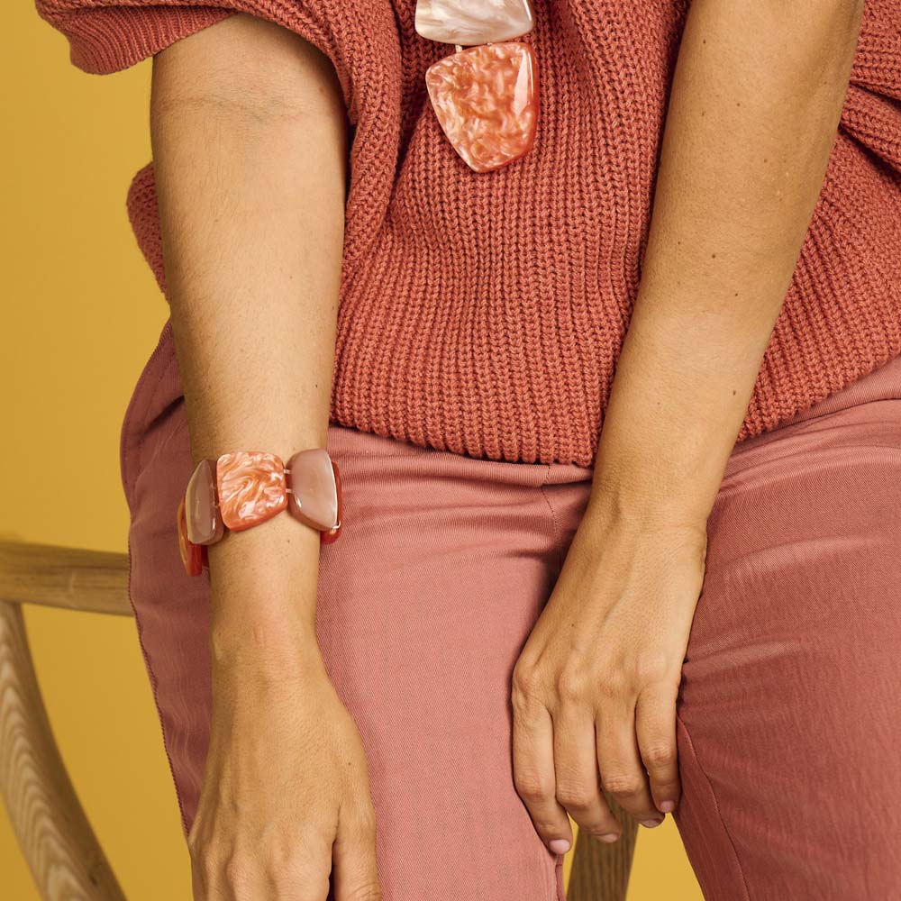 Armband - Kodi Beige/Oranje