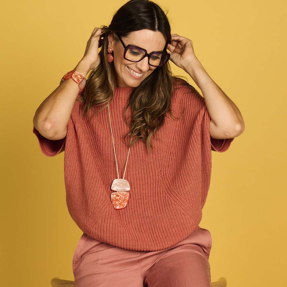 Collier - Kodi Beige/Orange