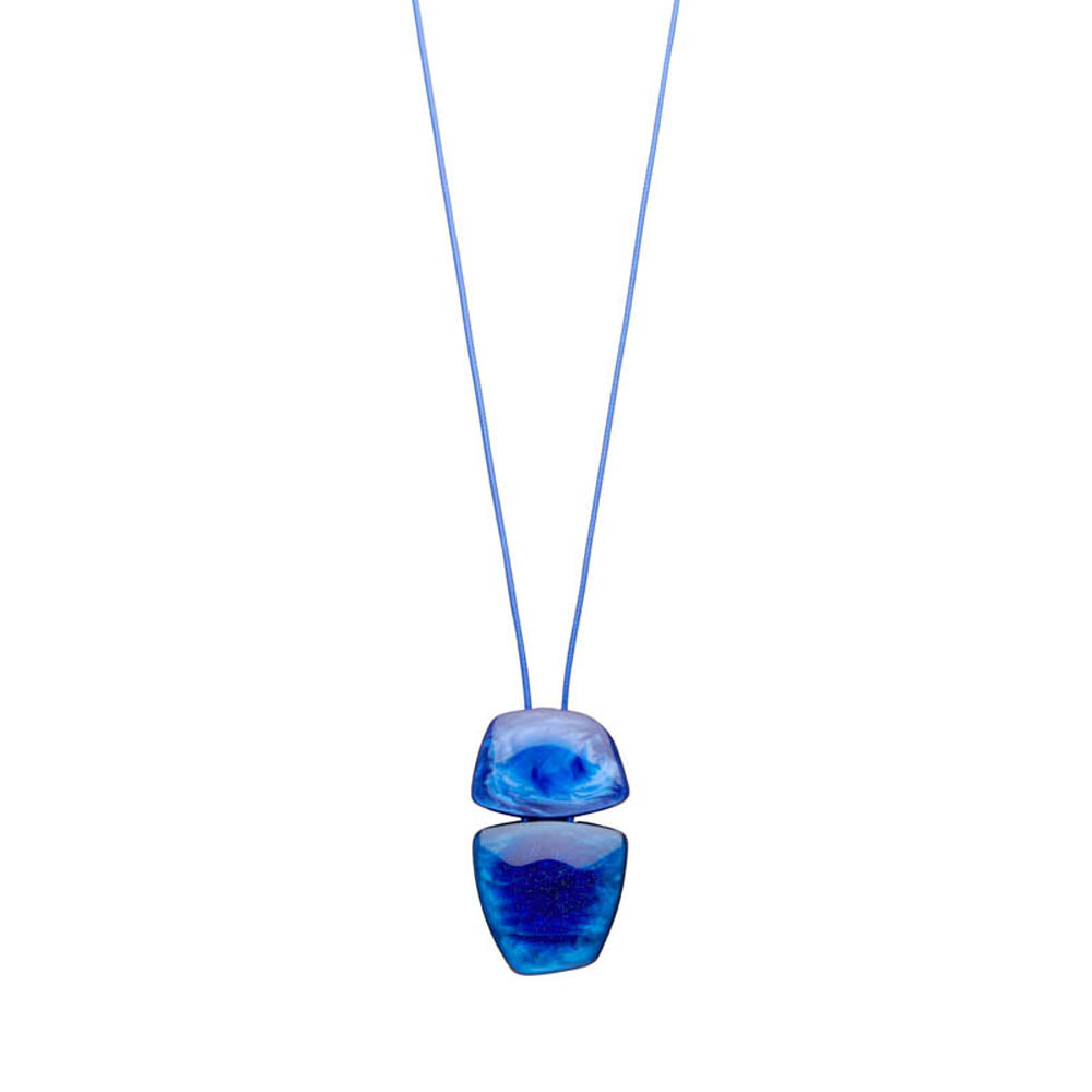 Halsketting - Kodi Donkerblauw