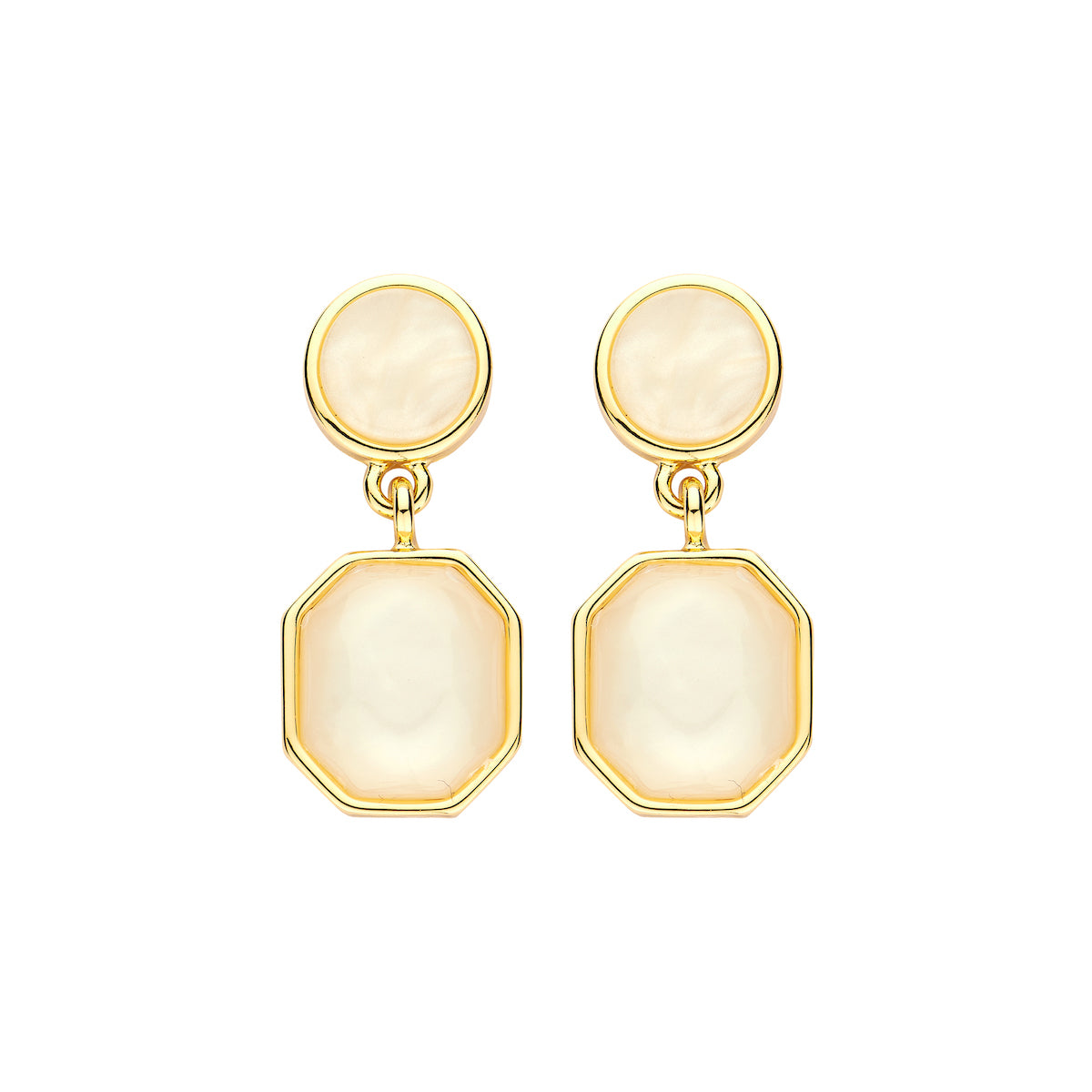 Oorbellen - Kolli Ecru