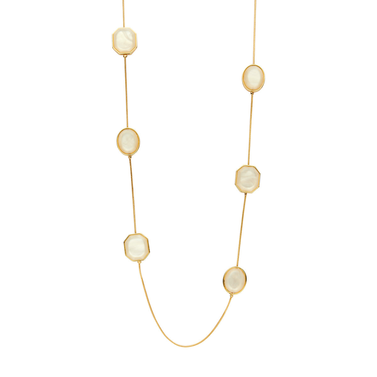 Halsketting - Kollilang Ecru