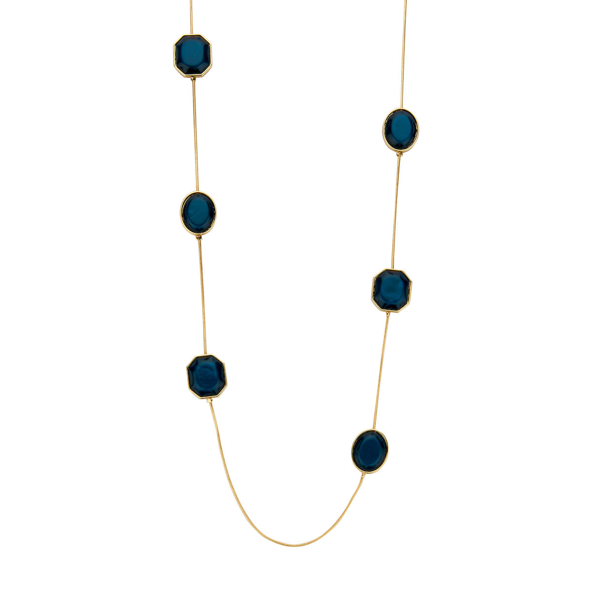 Halsketting - Kollilang Petrol