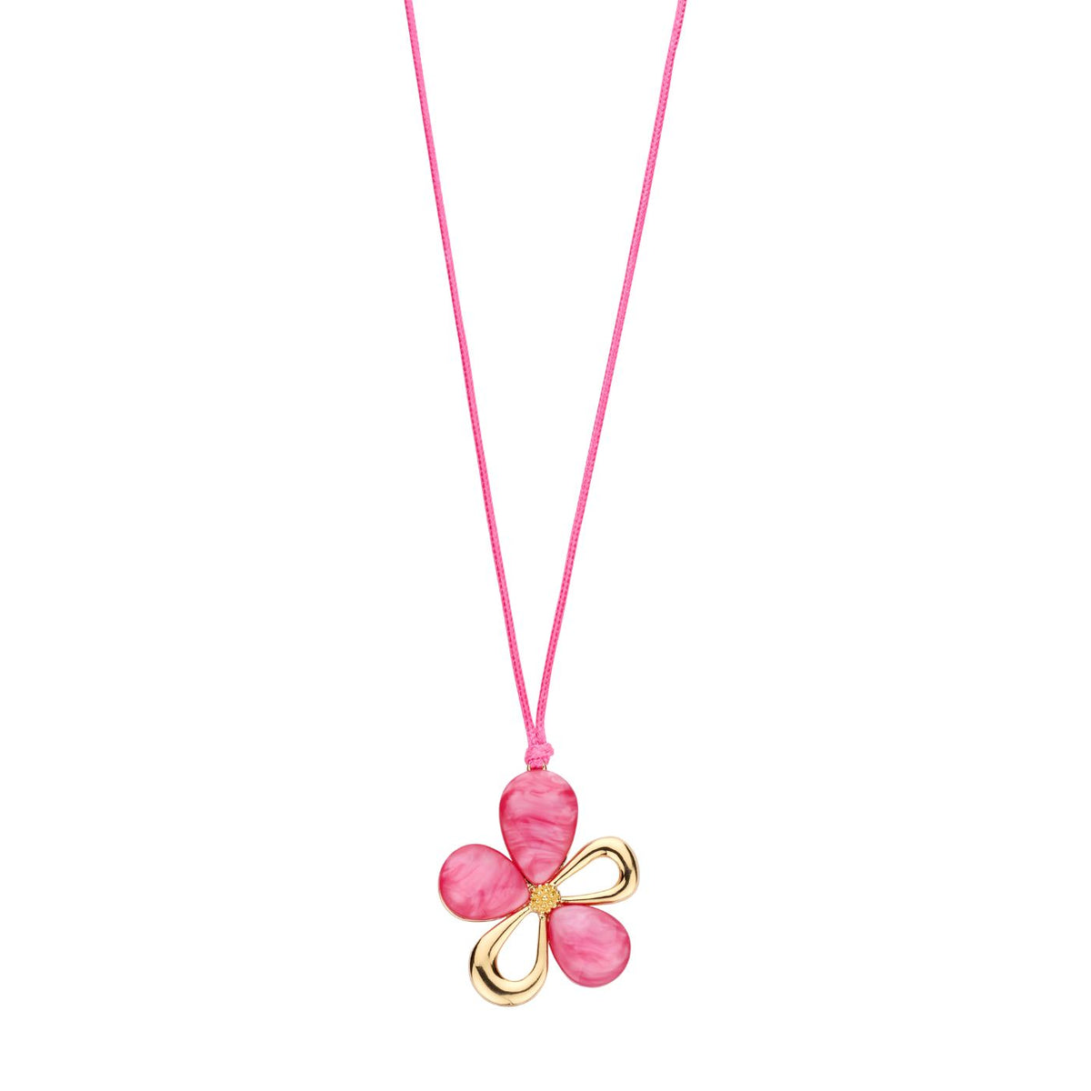 Collier - Kalina Halsketting Fuchsia