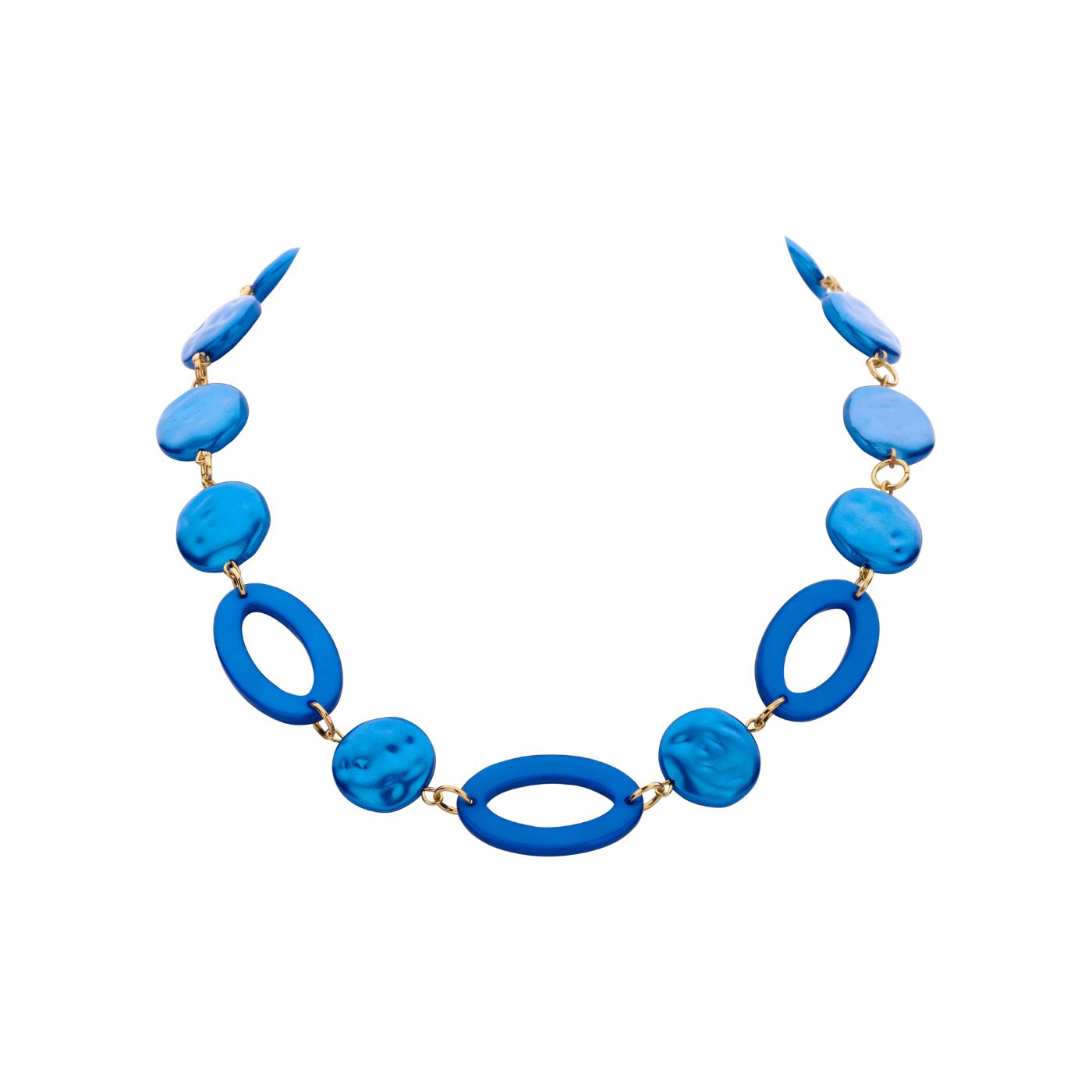 Collier - Karn Halsketting Blauw