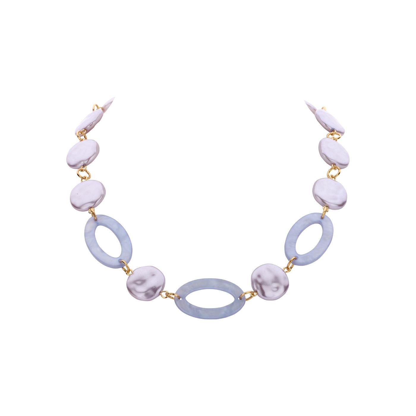 Collier - Karn Halsketting Grijs