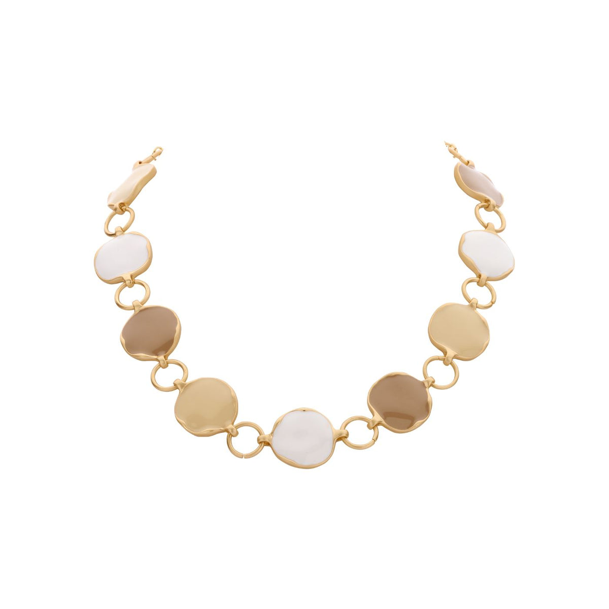 Collier - Kent Halsketting Multi Beige