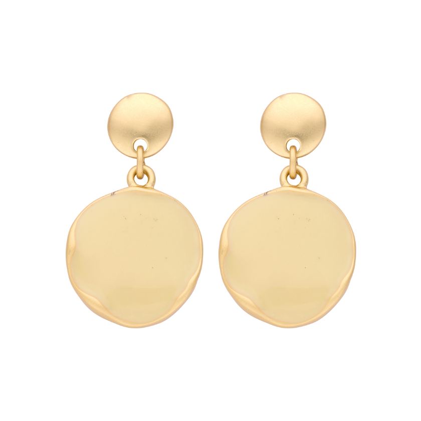 Oorbellen - Kent Oorbellen Beige