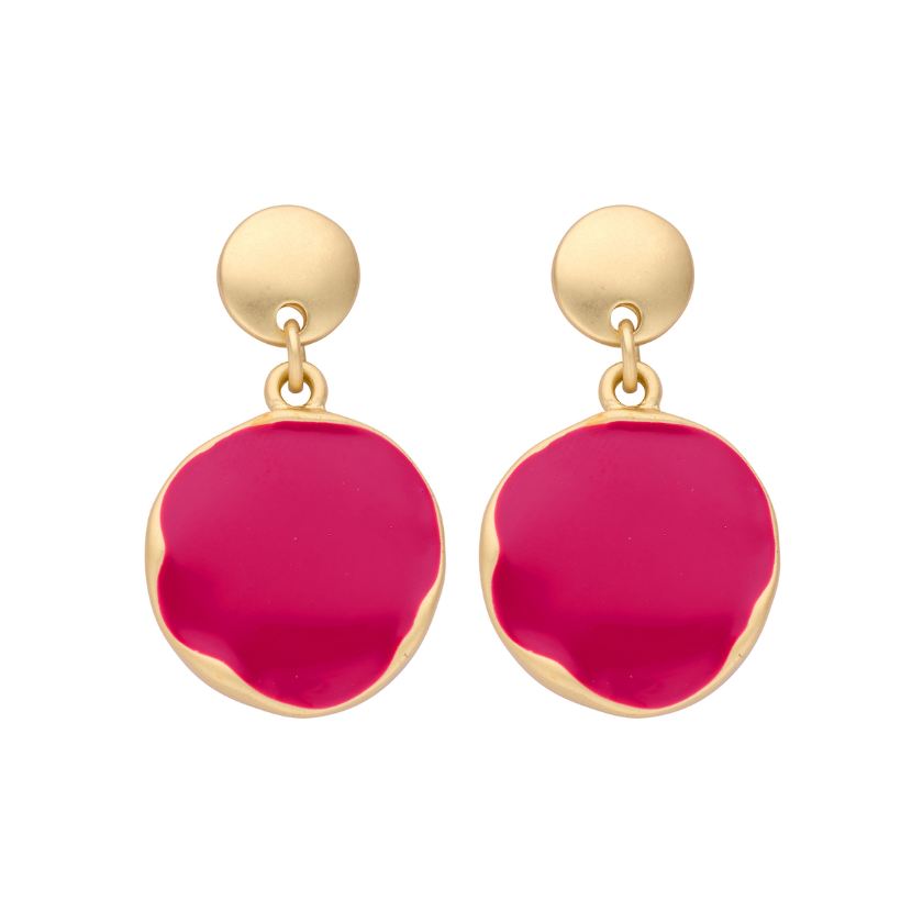Oorbellen - Kent Oorbellen Fuchsia