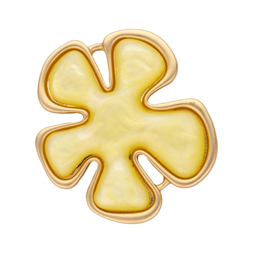 Broche - Kimono Broche Geel