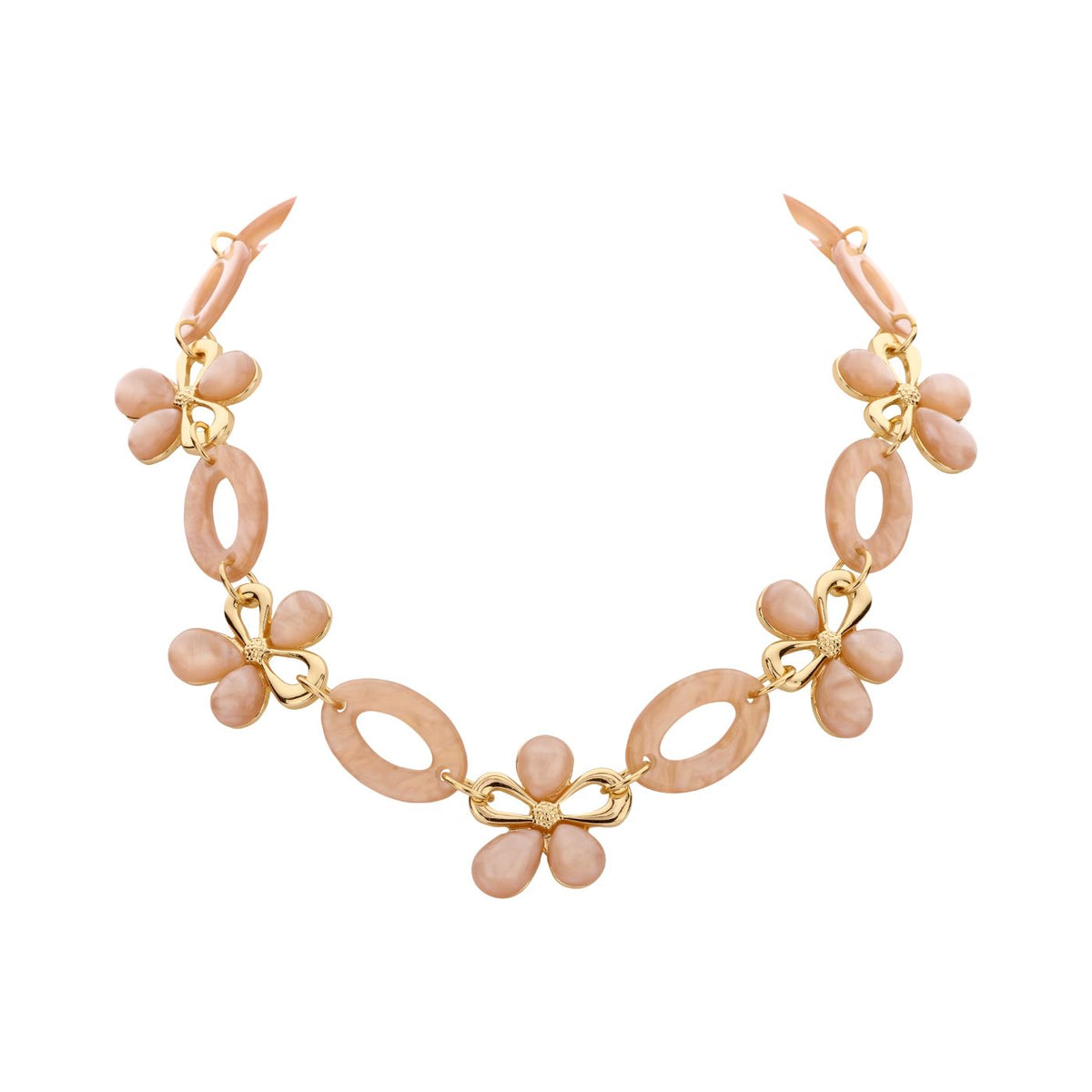 Collier - Klaas Halsketting Beige