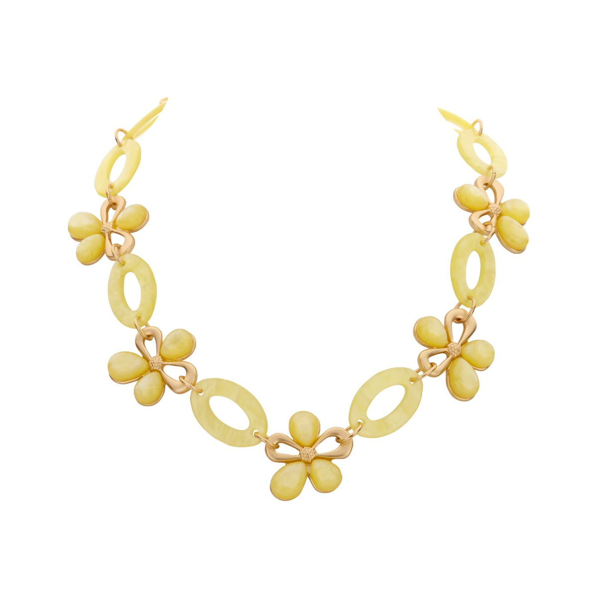 Collier - Klaas Halsketting Geel