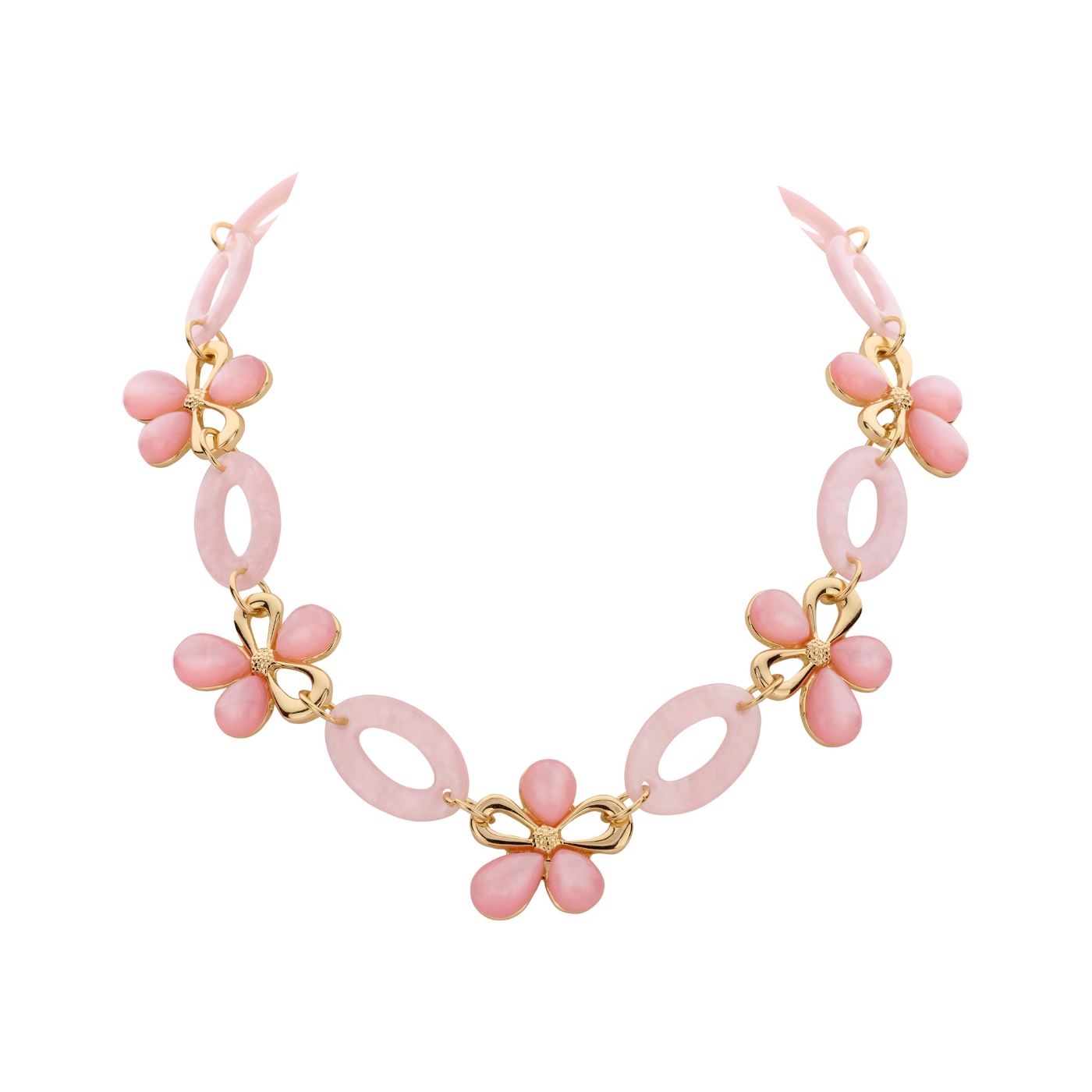 Collier - Klaas Halsketting Lichtroze