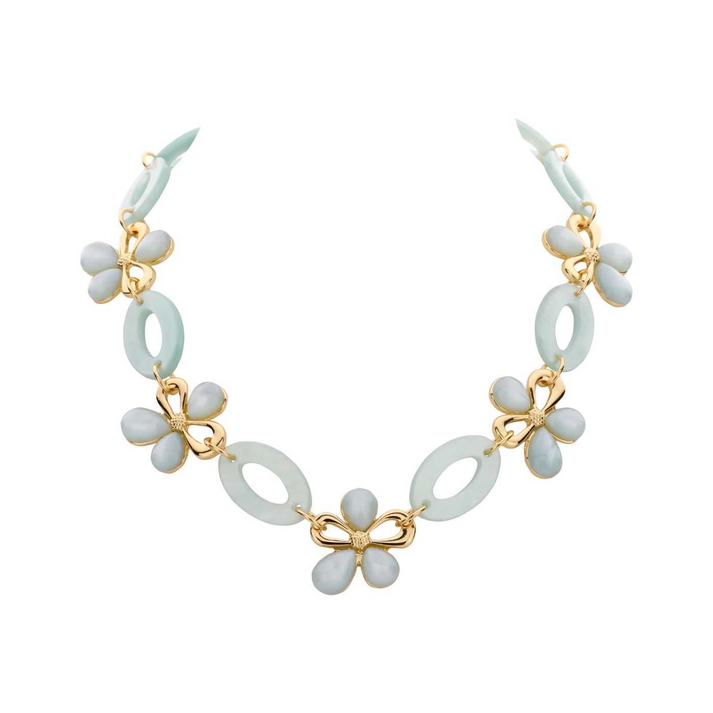 Collier - Klaas Halsketting Watergroen