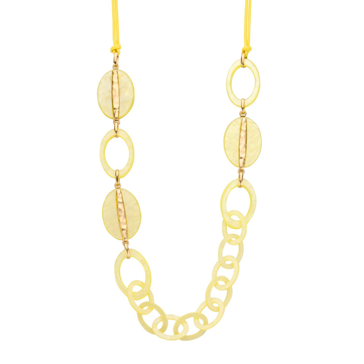 Collier - Klaus Halsketting Geel