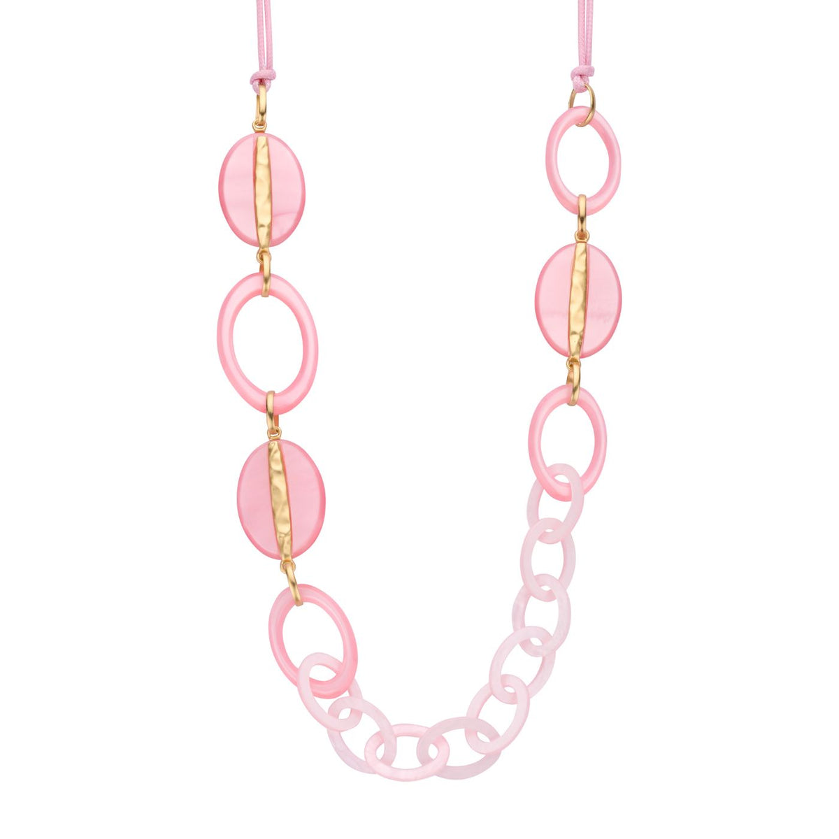 Collier - Klaus Halsketting Lichtroze