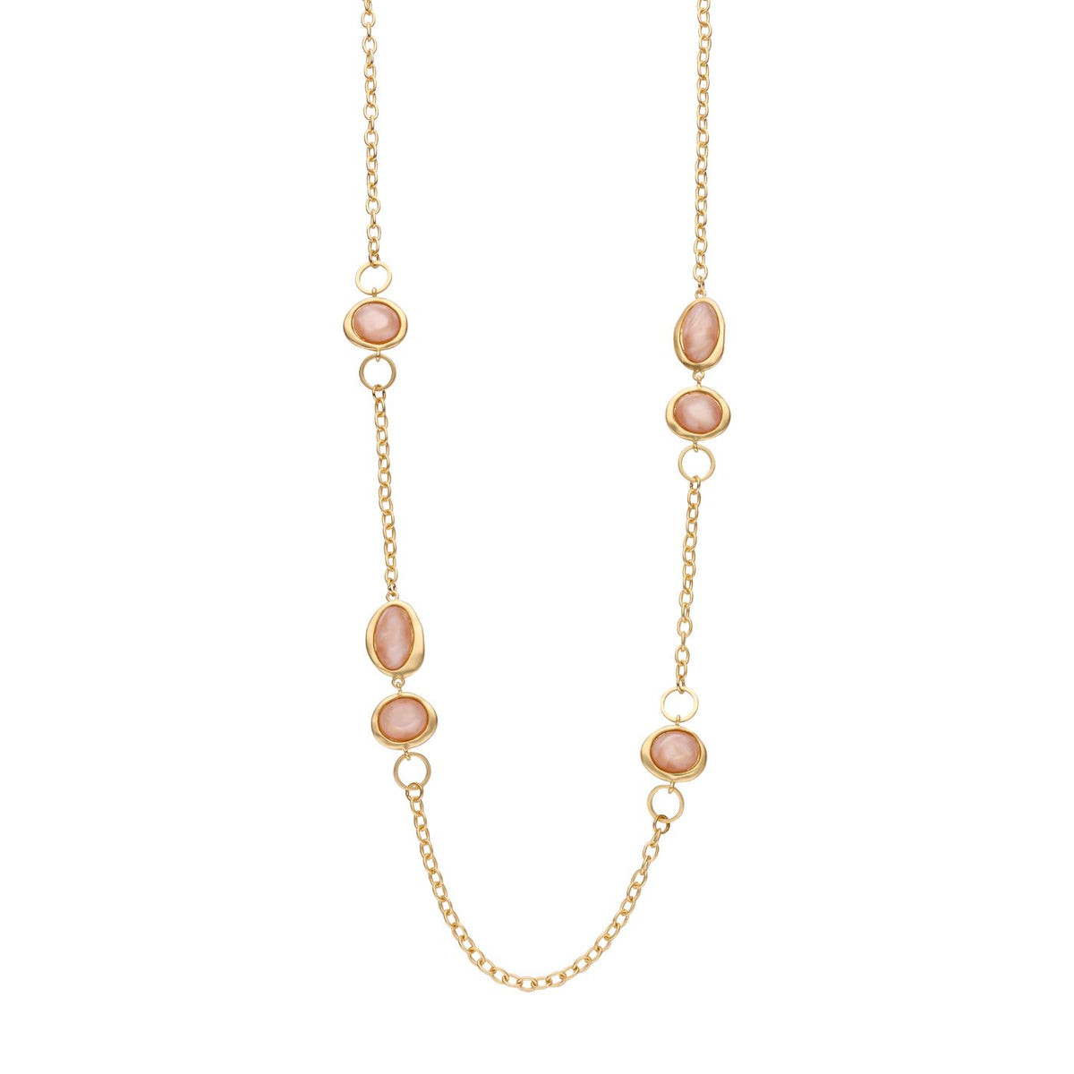Collier - Kobelang Halsketting Beige