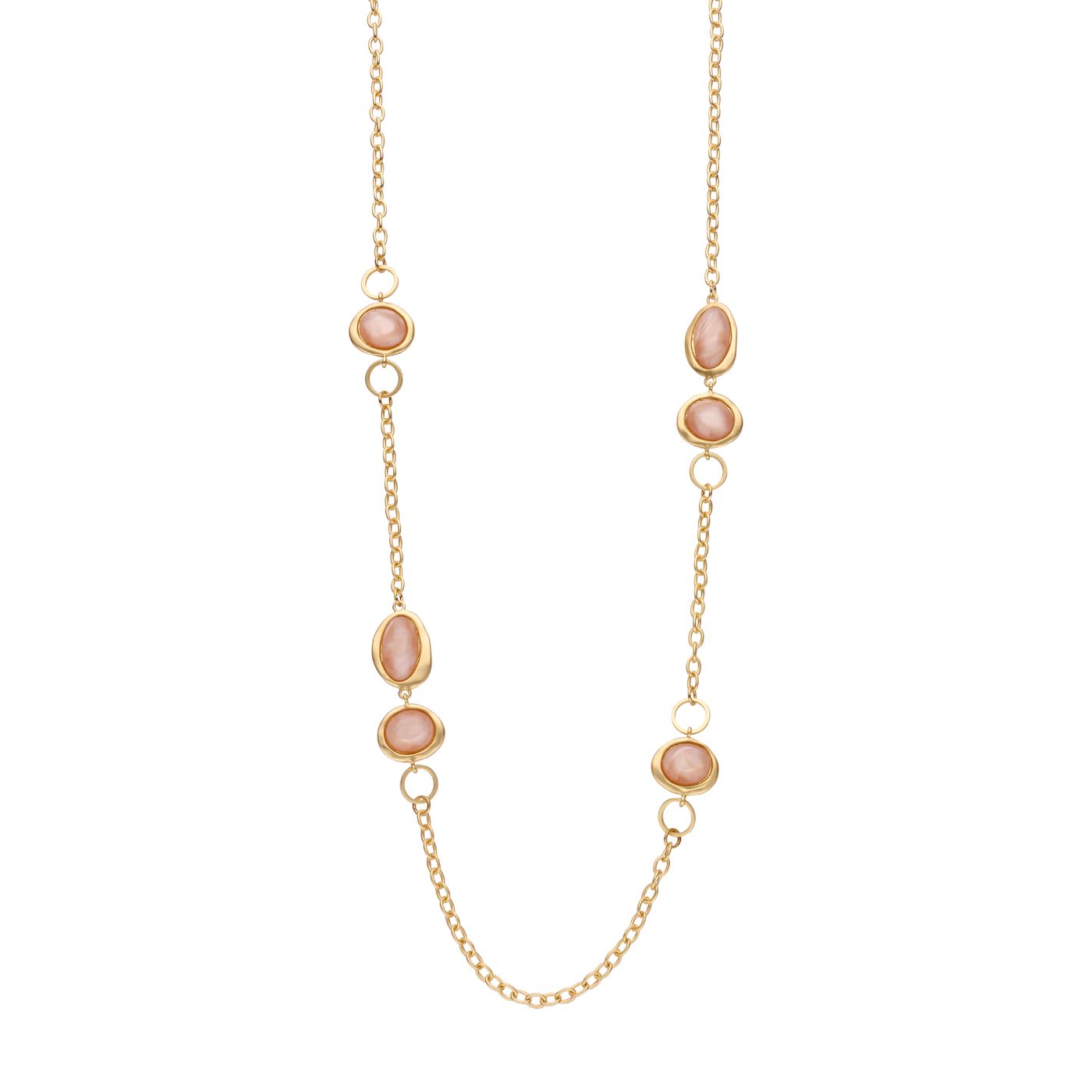 Collier - Kobelang Halsketting Beige
