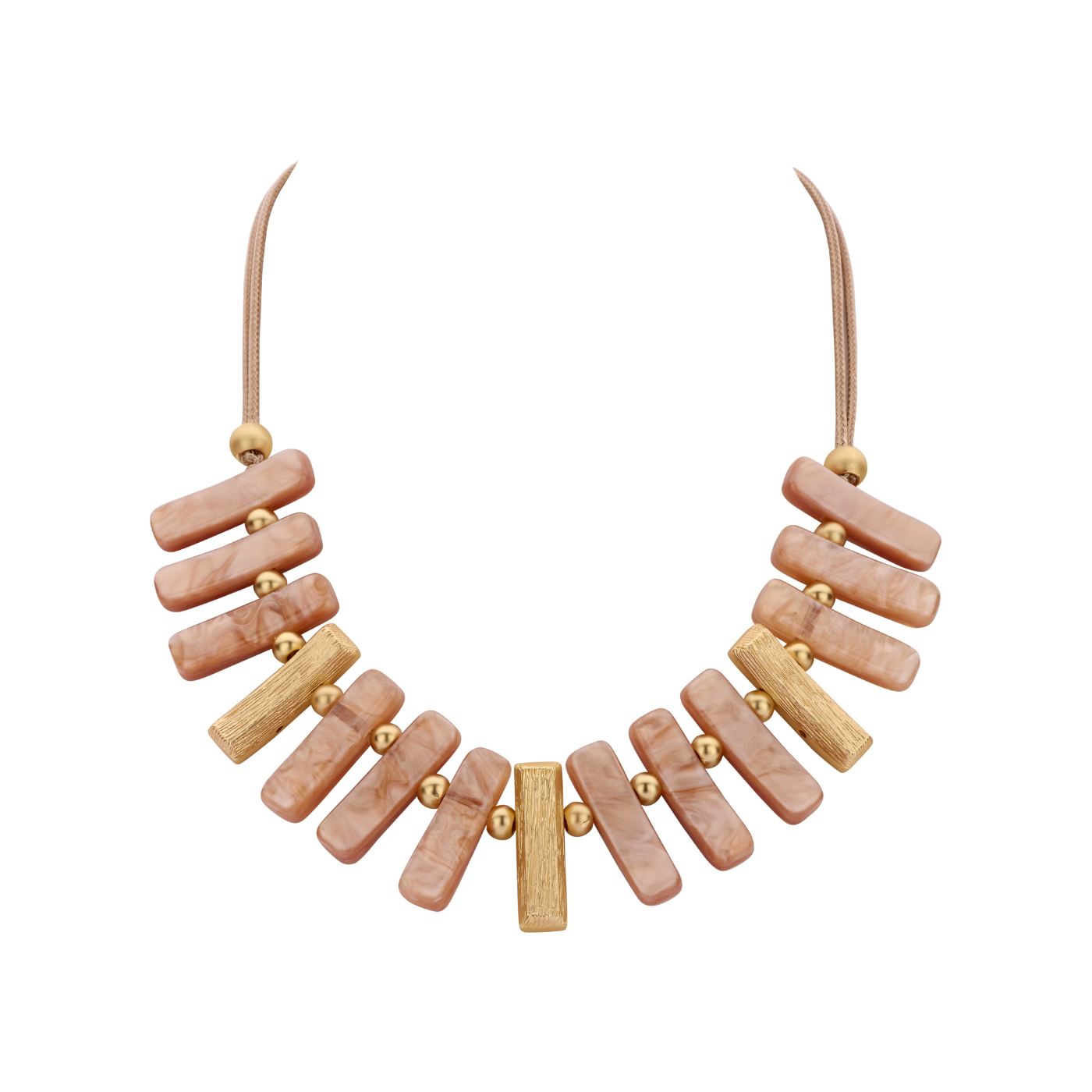 Collier - Konnor Halsketting Beige