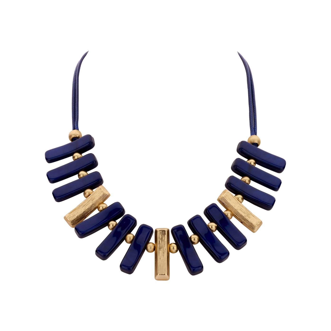 Collier - Konnor Halsketting Donkerblauw