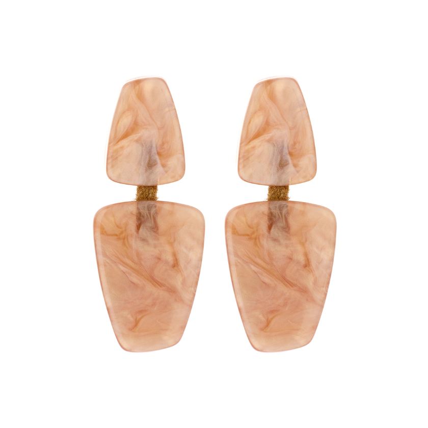 Oorbellen - Konnor Oorbellen Beige