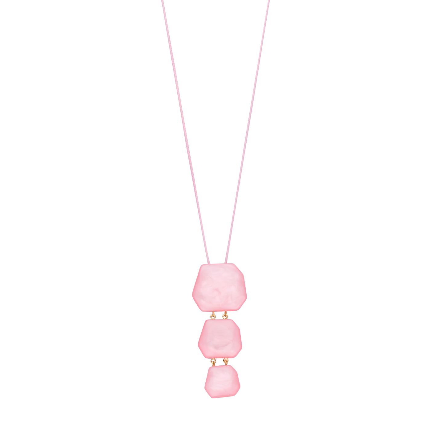Collier - Koralie Halsketting Lichtroze