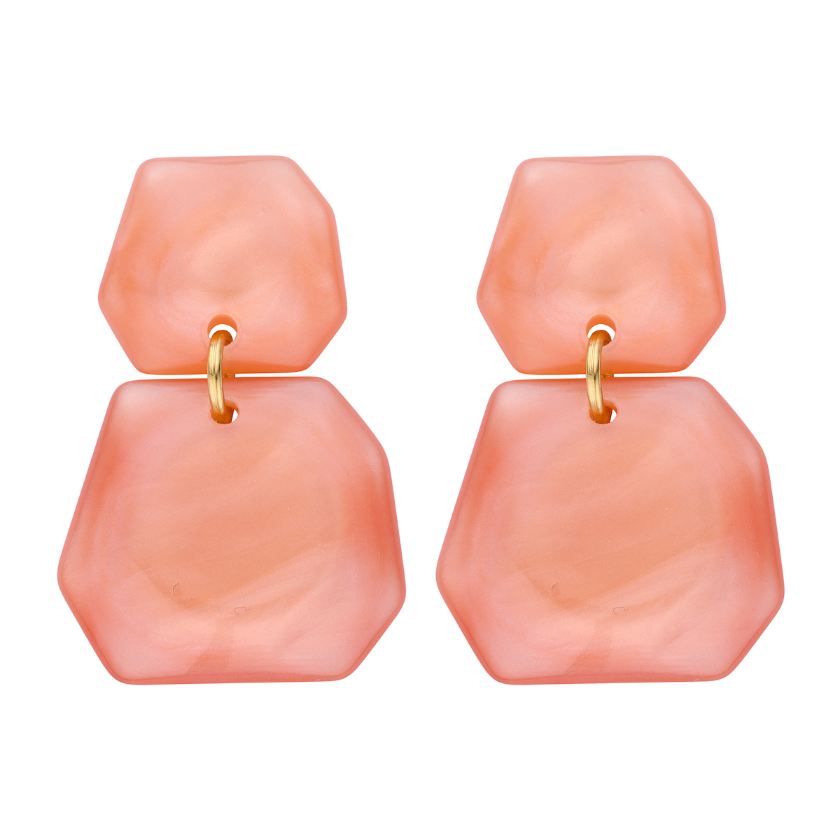 Boucles D'Oreilles - Koralie Oorbellen Oranje