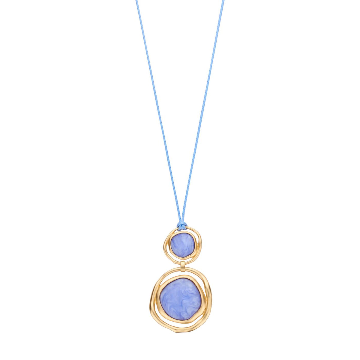 Collier - Kurt Halsketting Lichtblauw