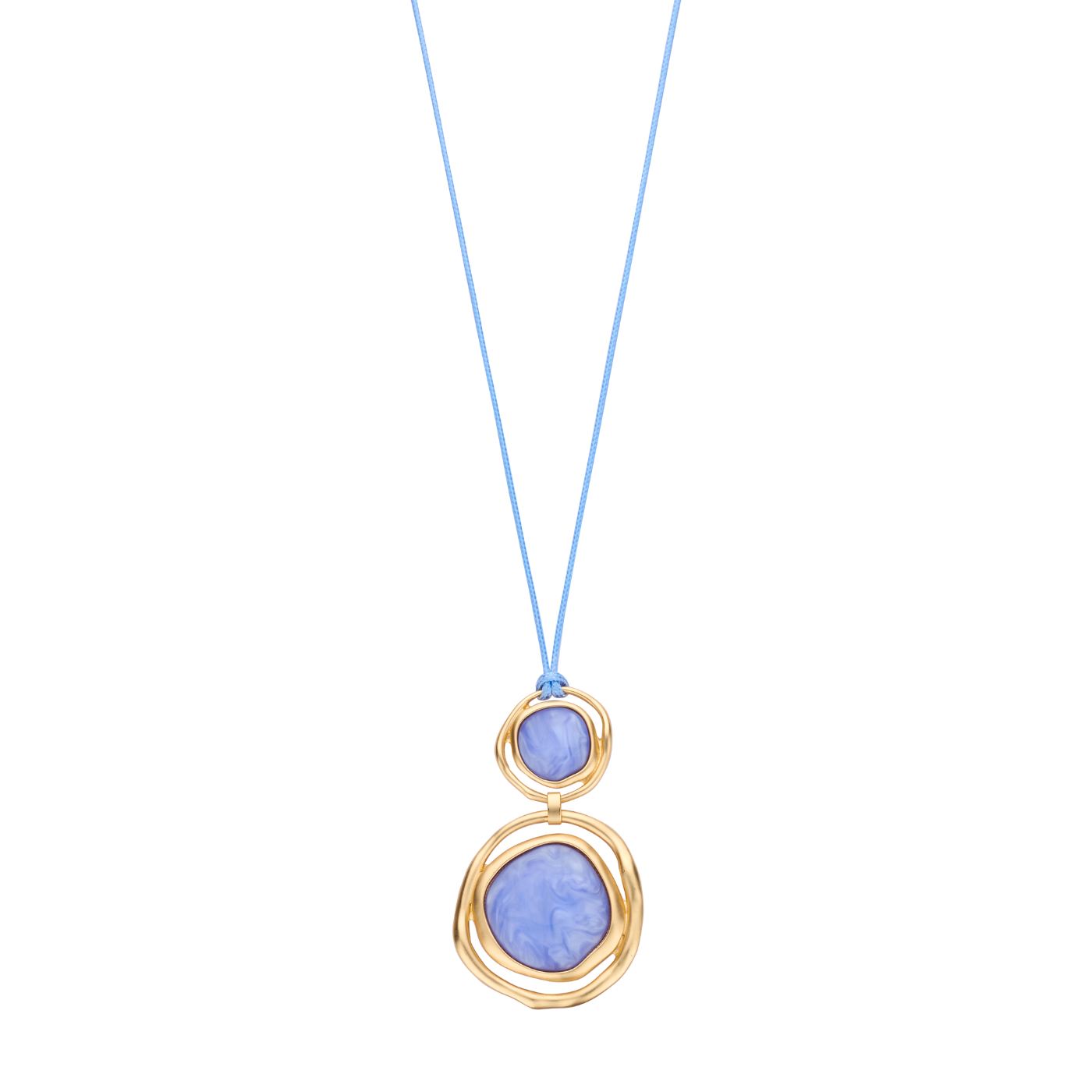 Collier - Kurt Halsketting Lichtblauw