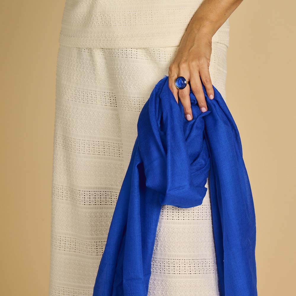 Sjaal - Lcscarves167 Felblauw