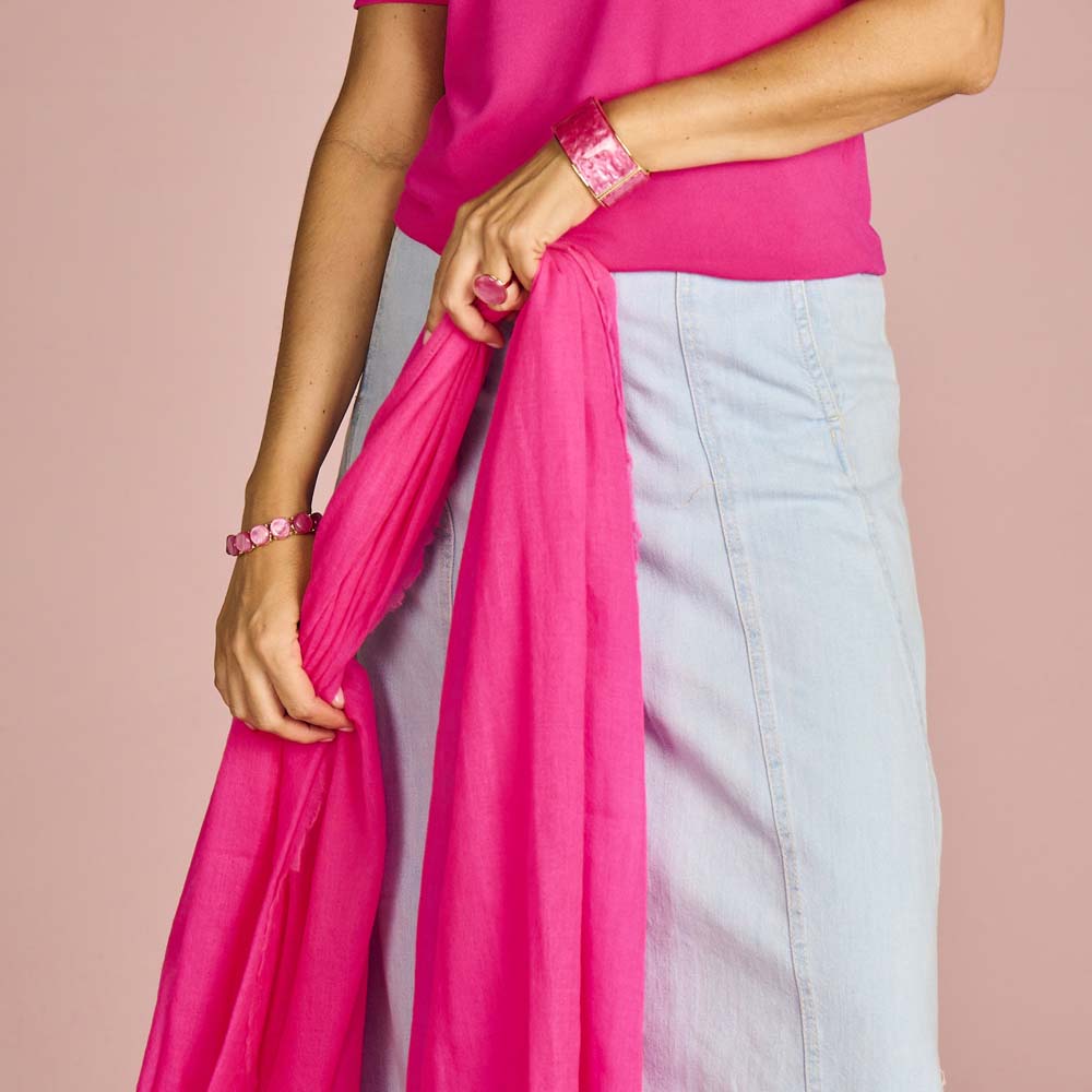 Sjaal - Lcscarves167 Fuchsia