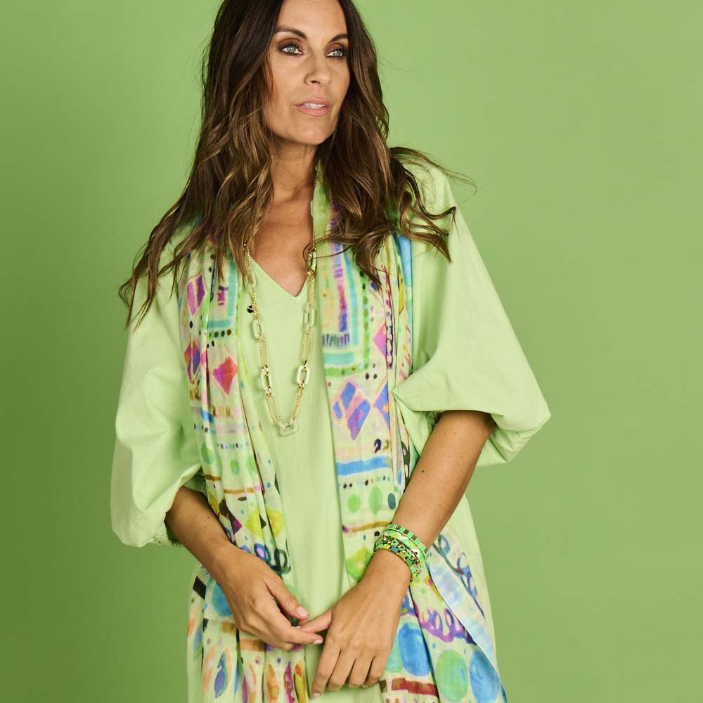 Sjaal - Lcscarves176 Multi Groen