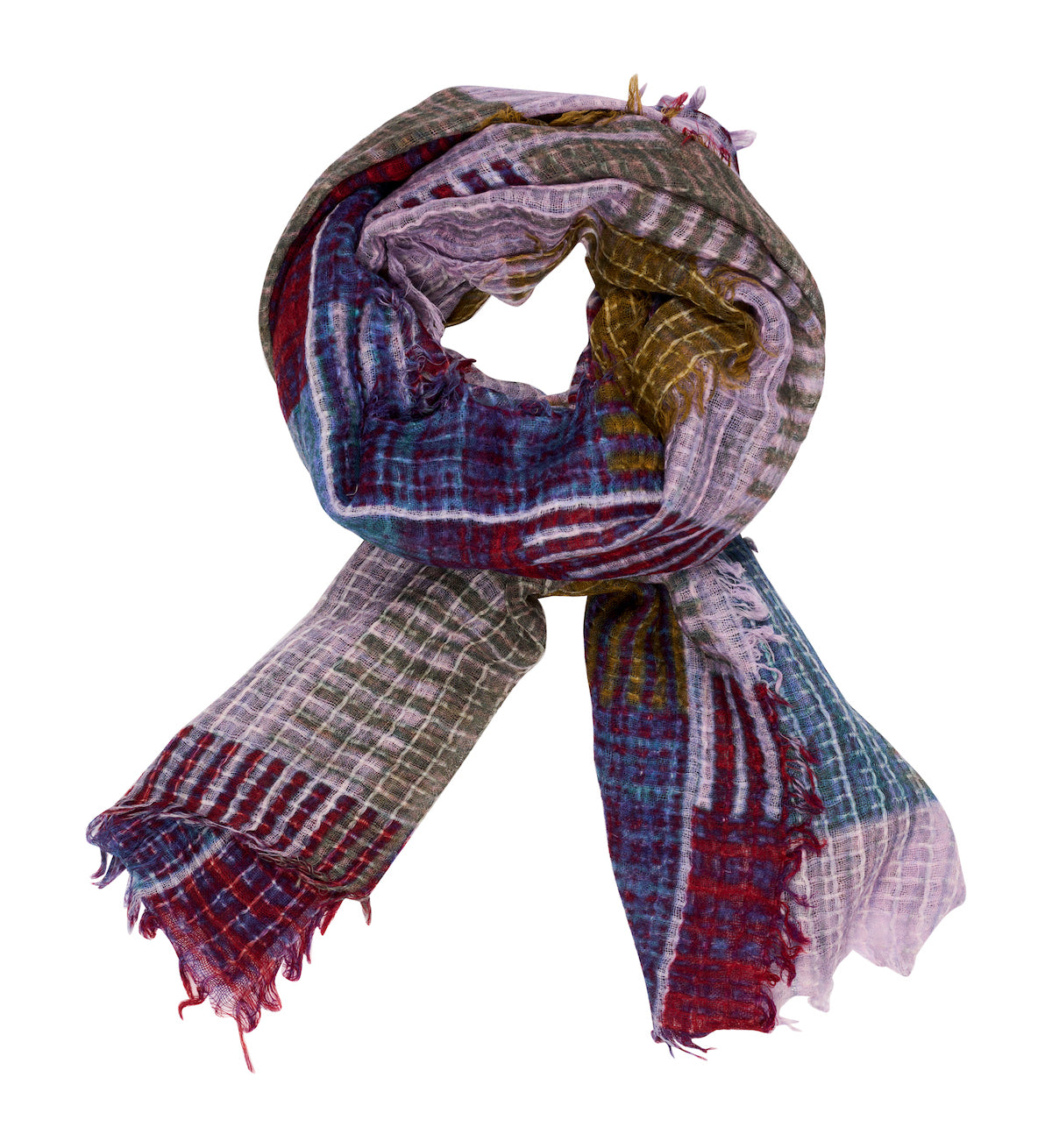 Sjaal - Lcscarves190 Multi Bruin