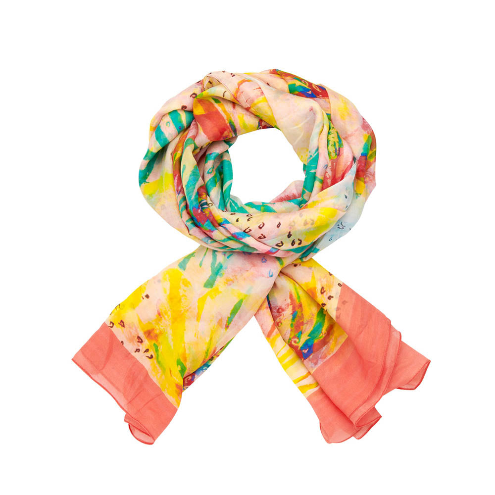 Sjaal - Lcscarves194 Multi Fuchsia