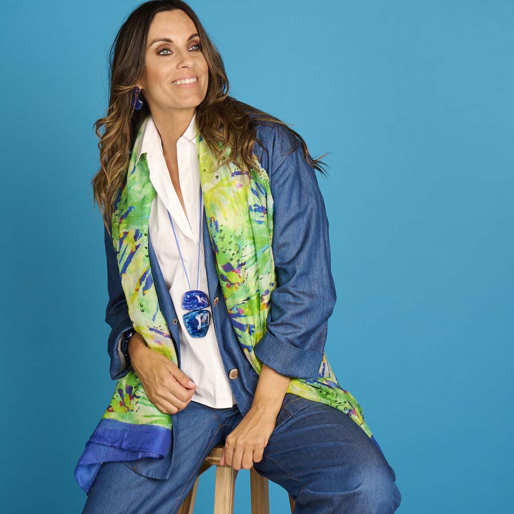 Sjaal - Lcscarves194 Multi Groen