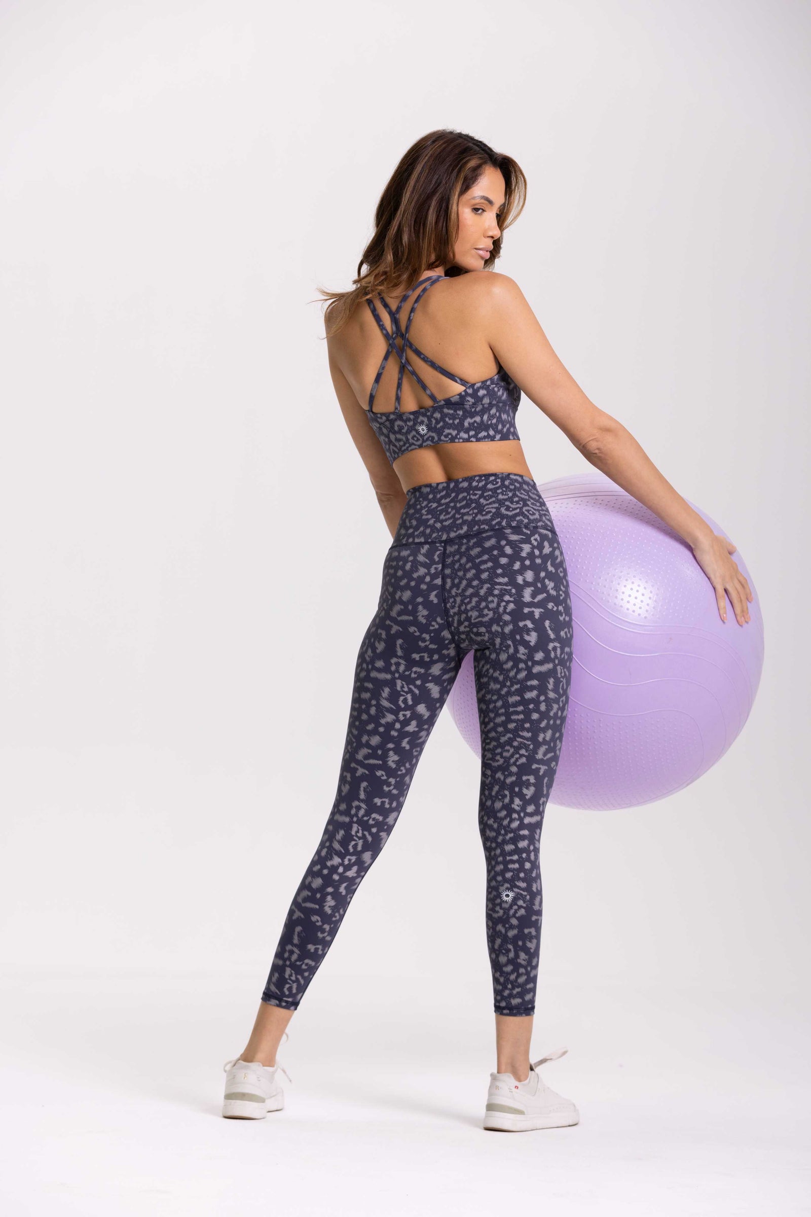 Legging Asa - Bleu Leopard 