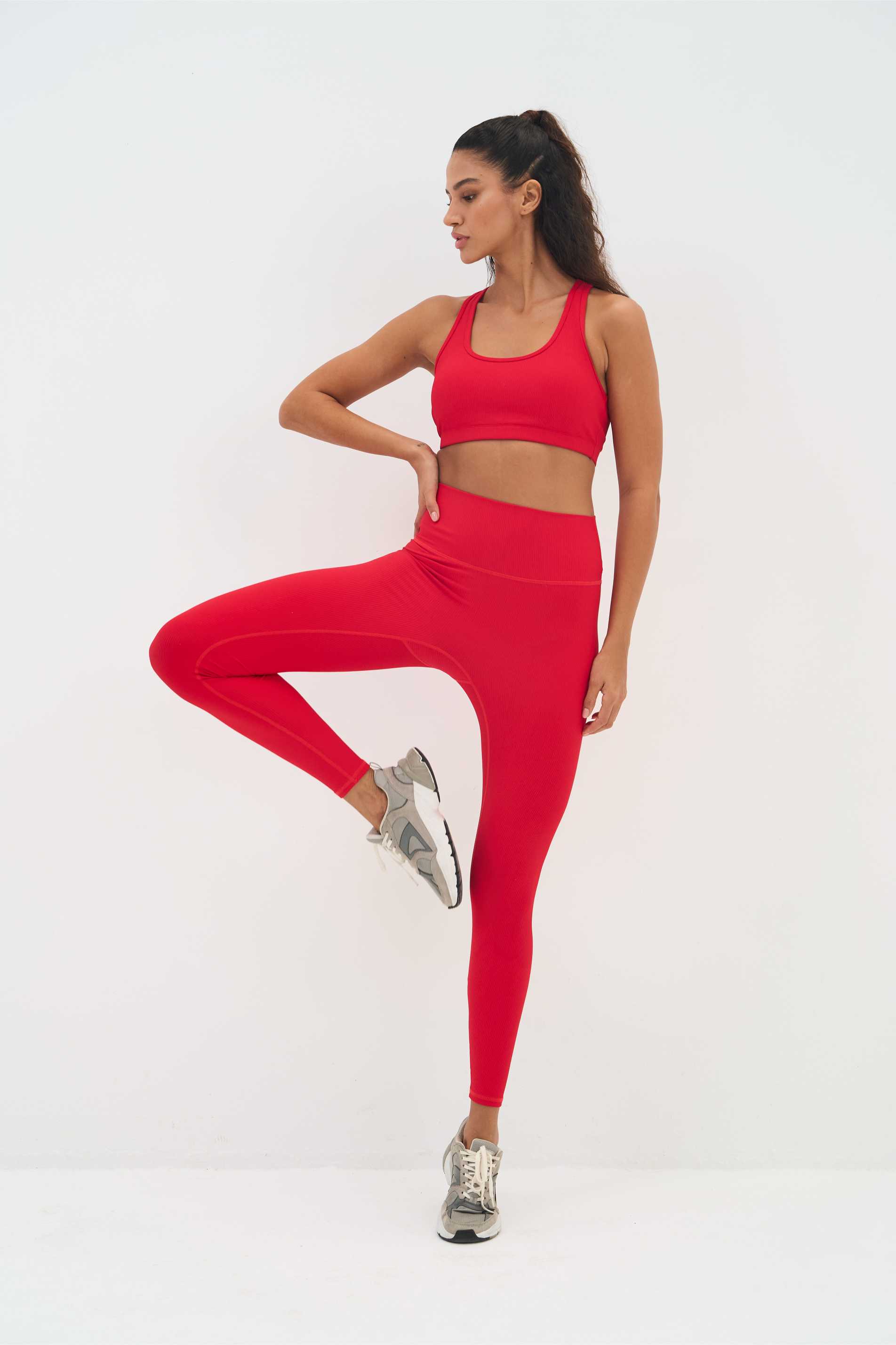 Legging Lotus  - Rouge