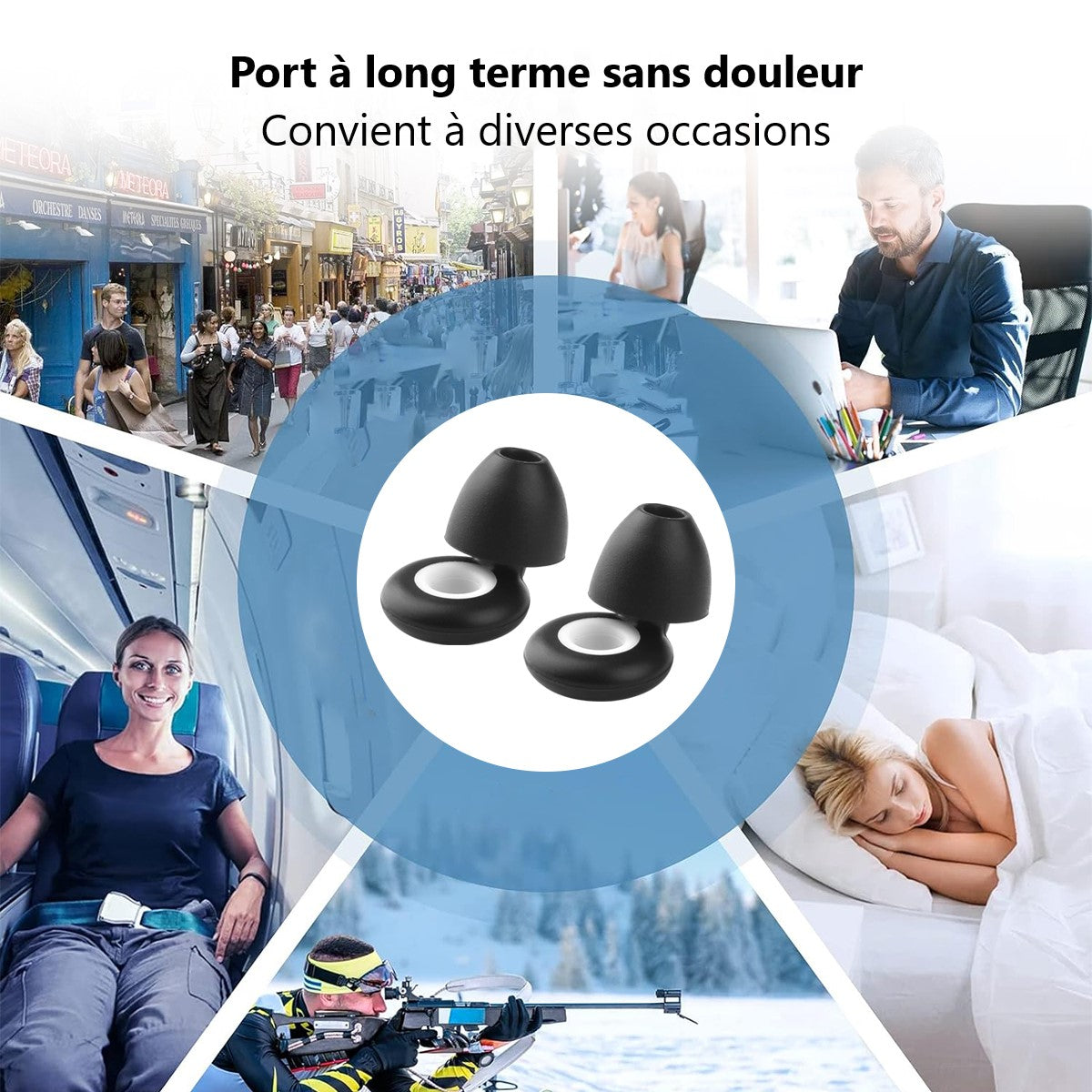 Multifunctionele Oordopjes - Zwart