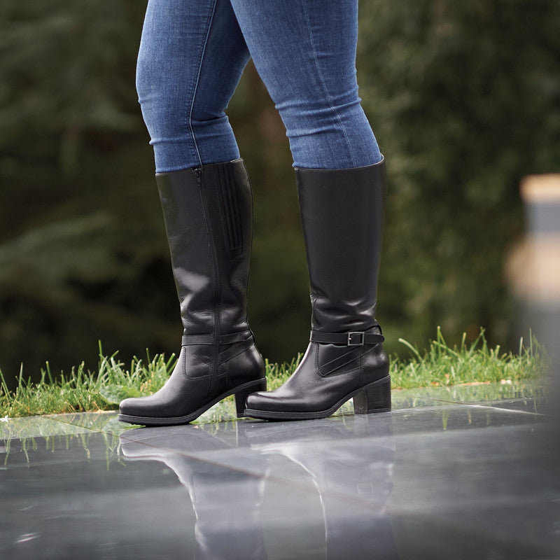Laarzen Voor Brede Kuiten XL - Model Lily - Black
