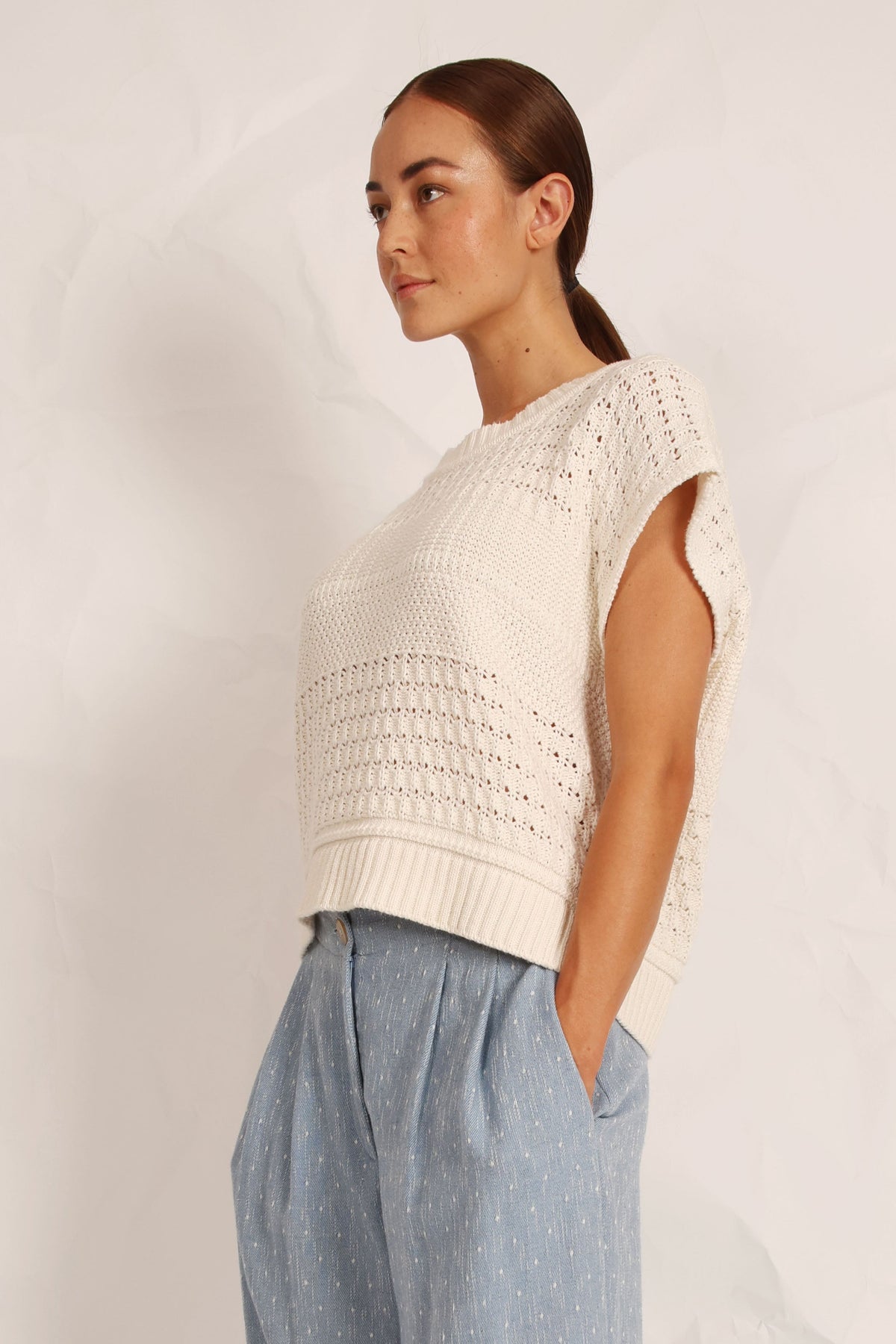 Trui - Saffron - Dew