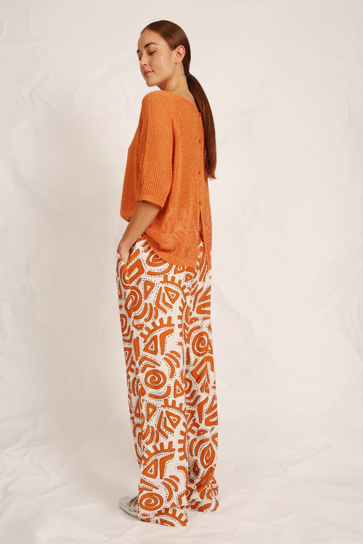 Broek - Guacamole - Gold Flame